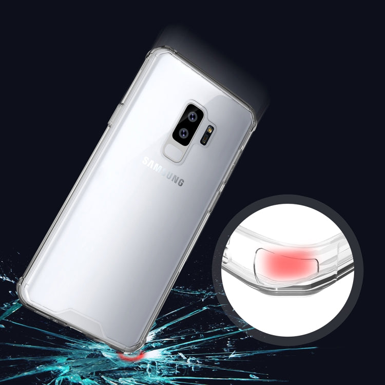 For Galaxy S9+ Acrylic + TPU Shockproof Transparent Armor Protective Back Cover Case