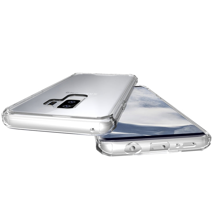 For Galaxy S9+ Acrylic + TPU Shockproof Transparent Armor Protective Back Cover Case