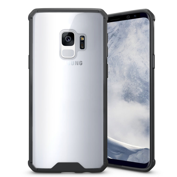 For Galaxy S9 Acrylic + TPU Shockproof Transparent Armor Protective Back Cover Case