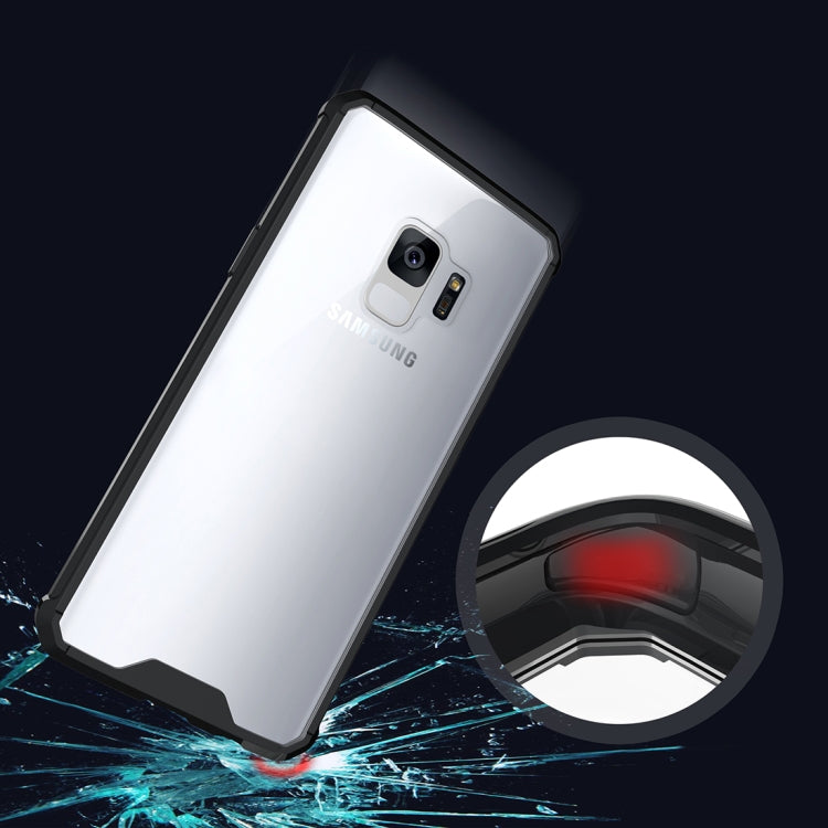 For Galaxy S9 Acrylic + TPU Shockproof Transparent Armor Protective Back Cover Case