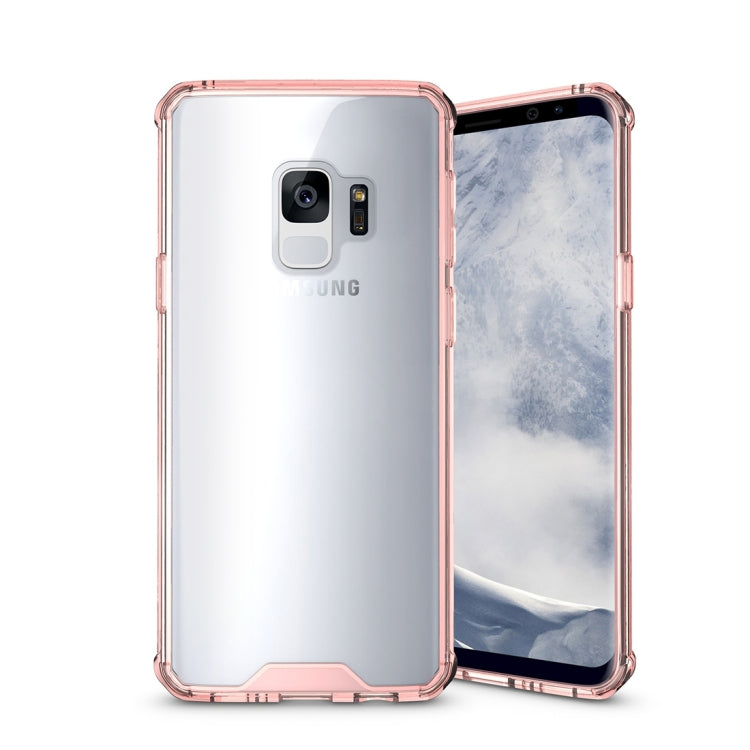For Galaxy S9 Acrylic + TPU Shockproof Transparent Armor Protective Back Cover Case