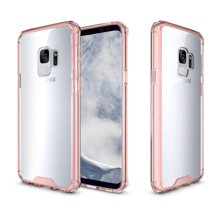 For Galaxy S9 Acrylic + TPU Shockproof Transparent Armor Protective Back Cover Case