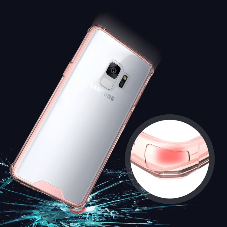 For Galaxy S9 Acrylic + TPU Shockproof Transparent Armor Protective Back Cover Case