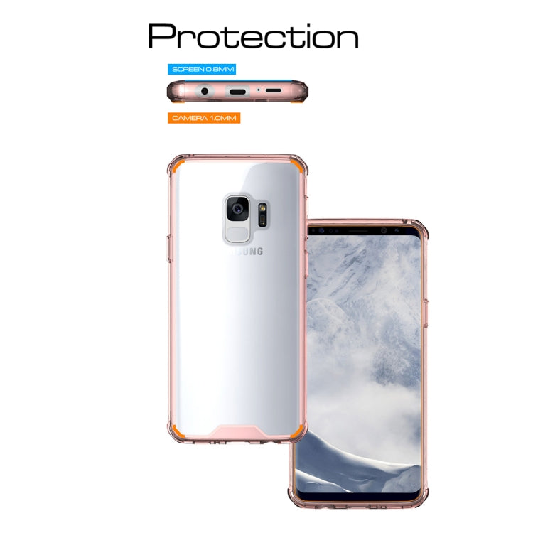 For Galaxy S9 Acrylic + TPU Shockproof Transparent Armor Protective Back Cover Case