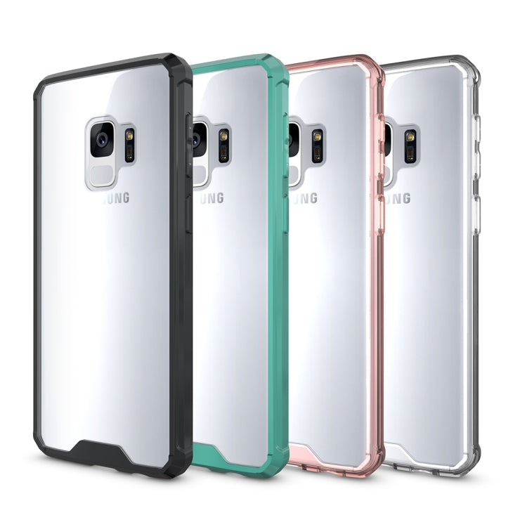 For Galaxy S9 Acrylic + TPU Shockproof Transparent Armor Protective Back Cover Case
