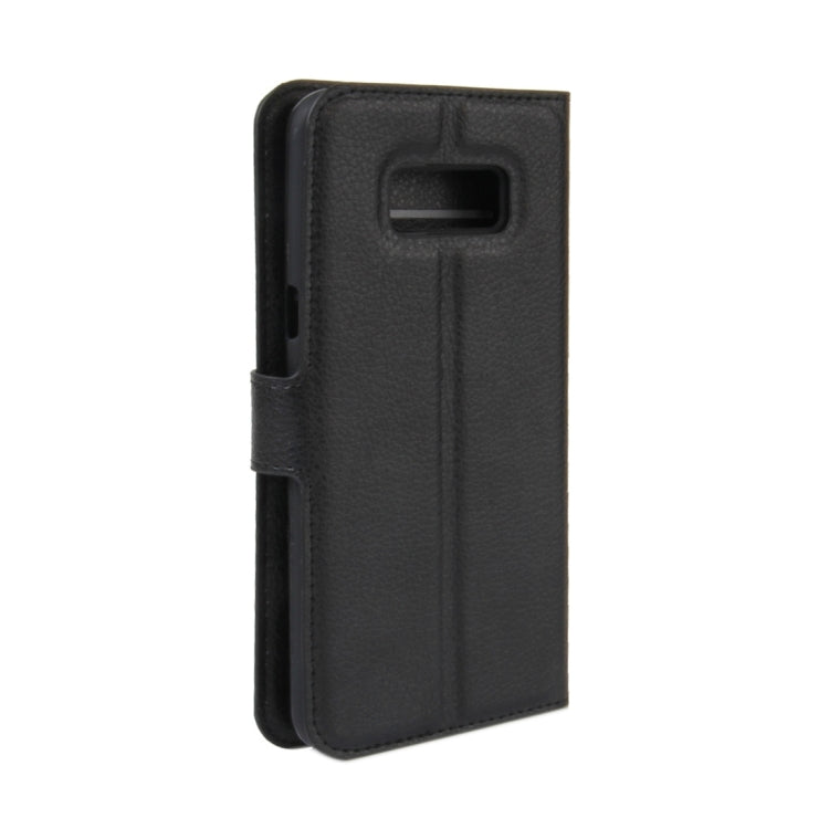 For Galaxy S8 + / G955 Litchi Texture Horizontal Flip Leather Case with Magnetic Buckle & Holder & Card Slots & Wallet
