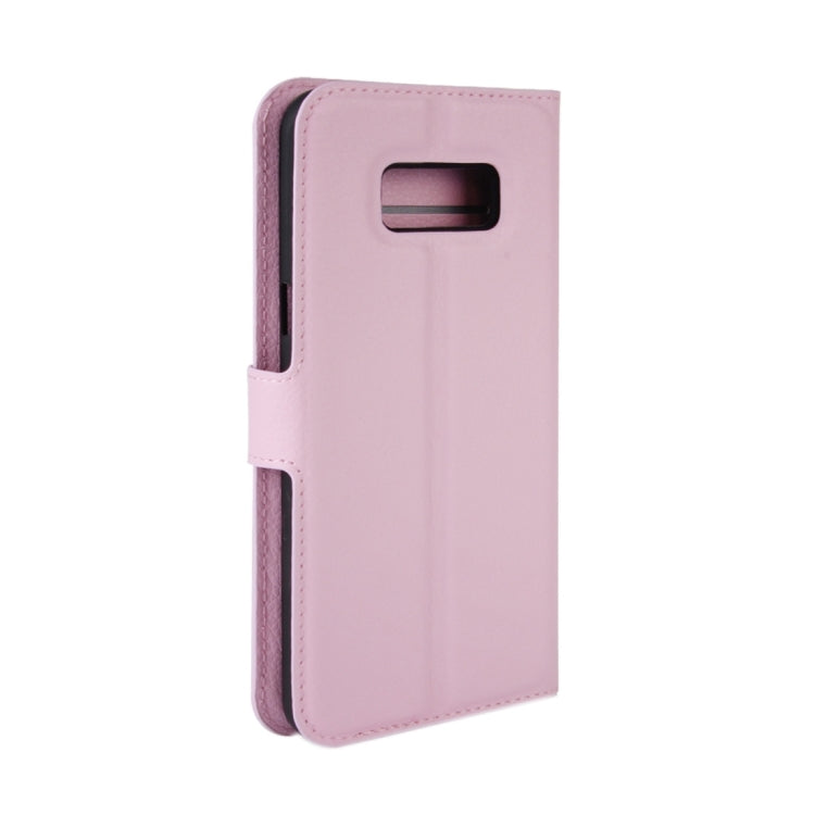 For Galaxy S8 + / G955 Litchi Texture Horizontal Flip Leather Case with Magnetic Buckle & Holder & Card Slots & Wallet