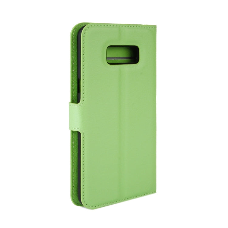 For Galaxy S8 + / G955 Litchi Texture Horizontal Flip Leather Case with Magnetic Buckle & Holder & Card Slots & Wallet