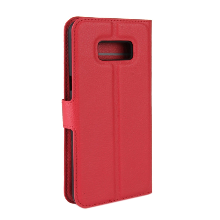 For Galaxy S8 + / G955 Litchi Texture Horizontal Flip Leather Case with Magnetic Buckle & Holder & Card Slots & Wallet