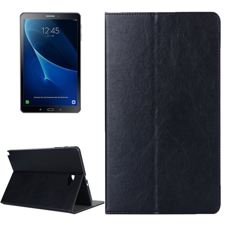 For Galaxy Tab A 10.1 (2016) / P585 Cowhide Texture Horizontal Flip Leather Case with Holder & Card Slot & Wallet & Hand Strap