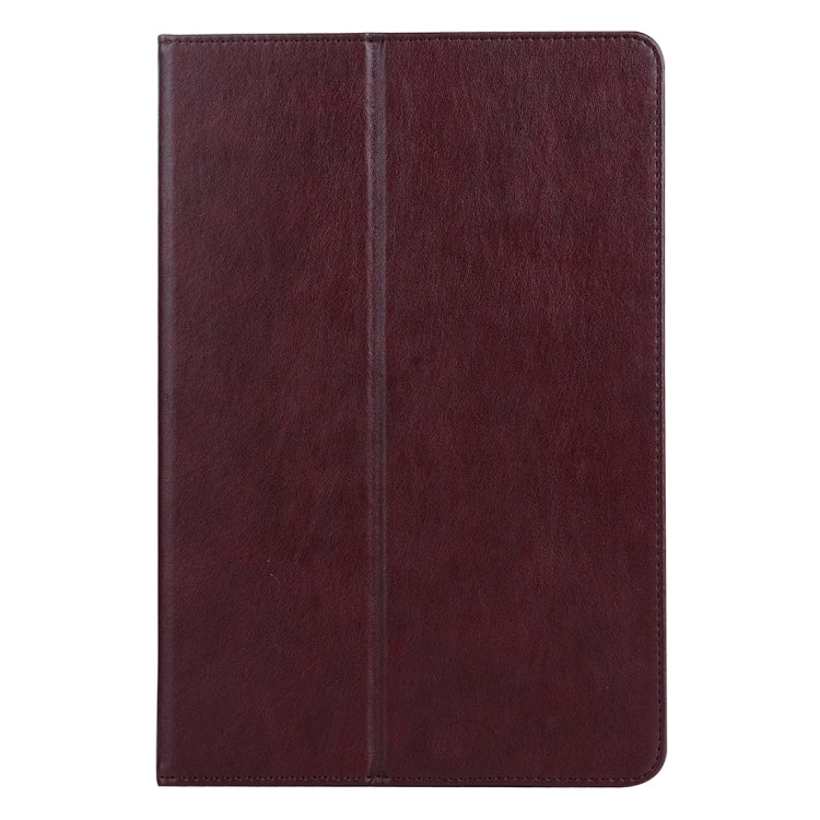 For Galaxy Tab A 10.1 (2016) / P585 Cowhide Texture Horizontal Flip Leather Case with Holder & Card Slot & Wallet & Hand Strap