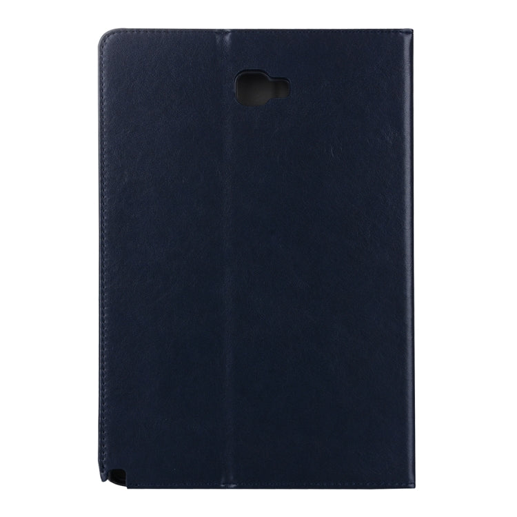 For Galaxy Tab A 10.1 (2016) / P585 Cowhide Texture Horizontal Flip Leather Case with Holder & Card Slot & Wallet & Hand Strap