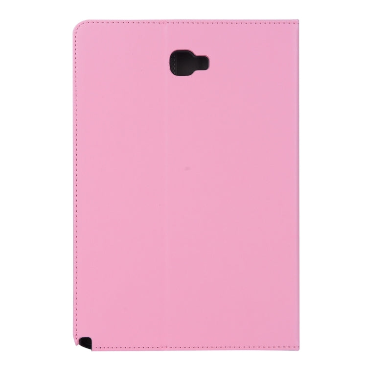 For Galaxy Tab A 10.1 (2016) / P585 Cowhide Texture Horizontal Flip Leather Case with Holder & Card Slot & Wallet & Hand Strap