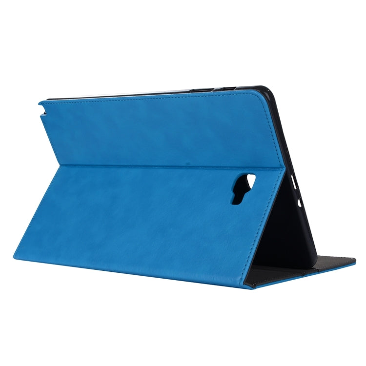 For Galaxy Tab A 10.1 (2016) / P585 Cowhide Texture Horizontal Flip Leather Case with Holder & Card Slot & Wallet & Hand Strap