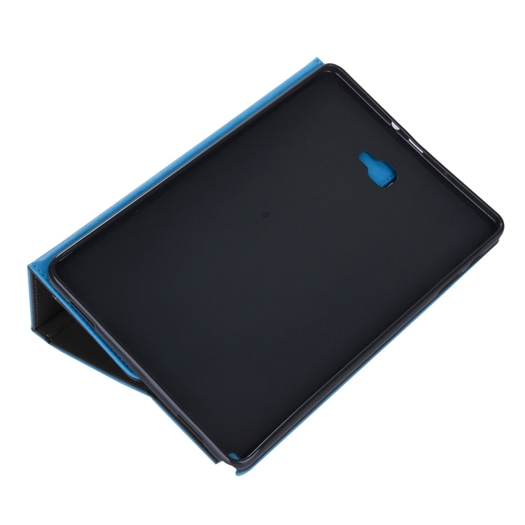 For Galaxy Tab A 10.1 (2016) / P585 Cowhide Texture Horizontal Flip Leather Case with Holder & Card Slot & Wallet & Hand Strap