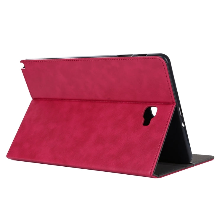 For Galaxy Tab A 10.1 (2016) / P585 Cowhide Texture Horizontal Flip Leather Case with Holder & Card Slot & Wallet & Hand Strap