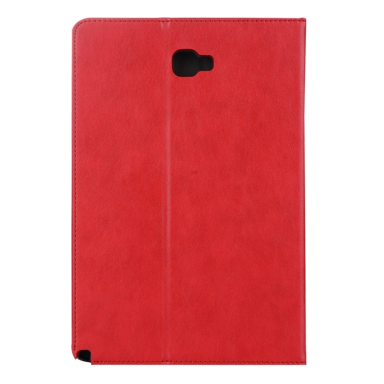 For Galaxy Tab A 10.1 (2016) / P585 Cowhide Texture Horizontal Flip Leather Case with Holder & Card Slot & Wallet & Hand Strap