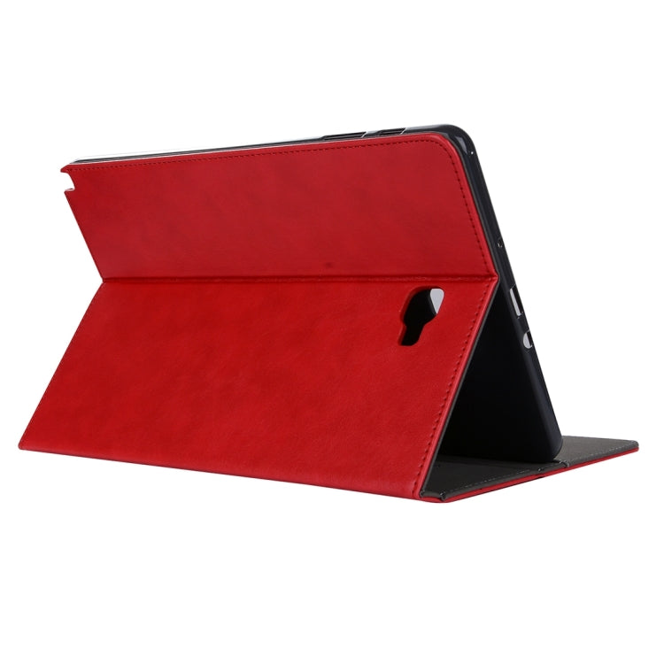 For Galaxy Tab A 10.1 (2016) / P585 Cowhide Texture Horizontal Flip Leather Case with Holder & Card Slot & Wallet & Hand Strap