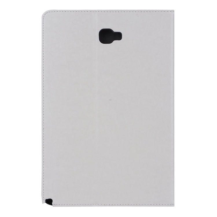 For Galaxy Tab A 10.1 (2016) / P585 Cowhide Texture Horizontal Flip Leather Case with Holder & Card Slot & Wallet & Hand Strap