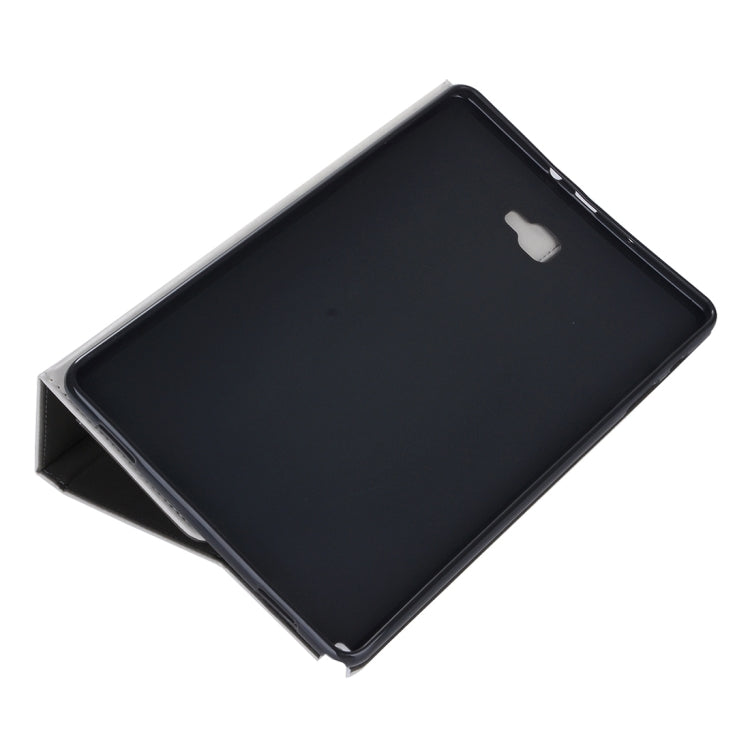 For Galaxy Tab A 10.1 (2016) / P585 Cowhide Texture Horizontal Flip Leather Case with Holder & Card Slot & Wallet & Hand Strap