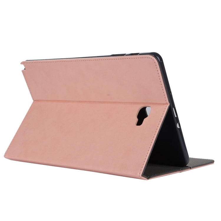 For Galaxy Tab A 10.1 (2016) / P585 Cowhide Texture Horizontal Flip Leather Case with Holder & Card Slot & Wallet & Hand Strap