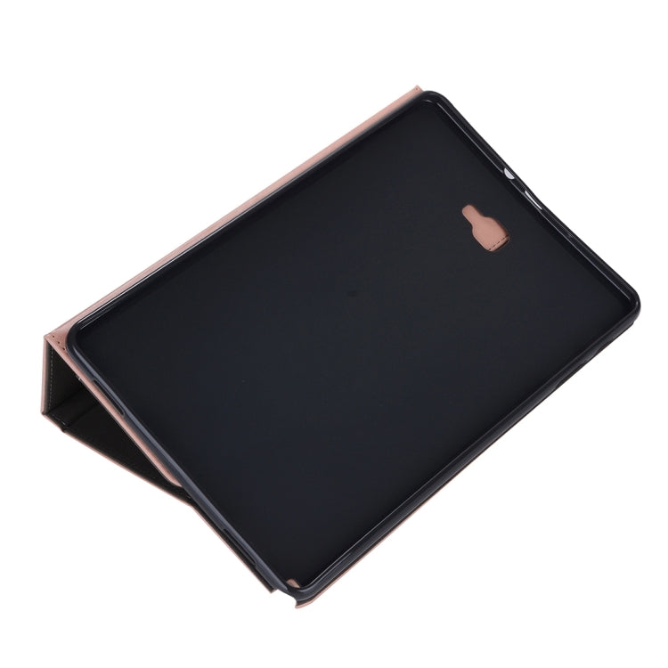 For Galaxy Tab A 10.1 (2016) / P585 Cowhide Texture Horizontal Flip Leather Case with Holder & Card Slot & Wallet & Hand Strap
