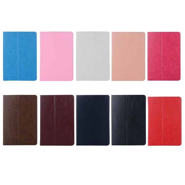 For Galaxy Tab A 10.1 (2016) / P585 Cowhide Texture Horizontal Flip Leather Case with Holder & Card Slot & Wallet & Hand Strap