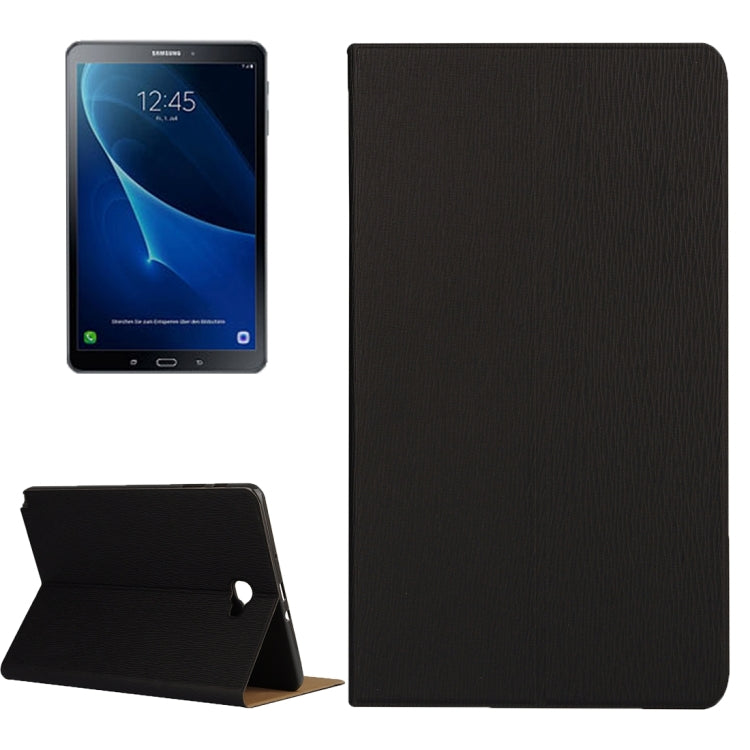 For Galaxy Tab A 10.1 (2016) / P585 Bark Texture Horizontal Flip Leather Case with Holder
