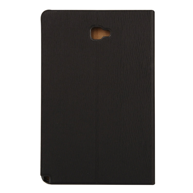 For Galaxy Tab A 10.1 (2016) / P585 Bark Texture Horizontal Flip Leather Case with Holder