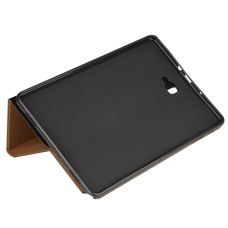 For Galaxy Tab A 10.1 (2016) / P585 Bark Texture Horizontal Flip Leather Case with Holder
