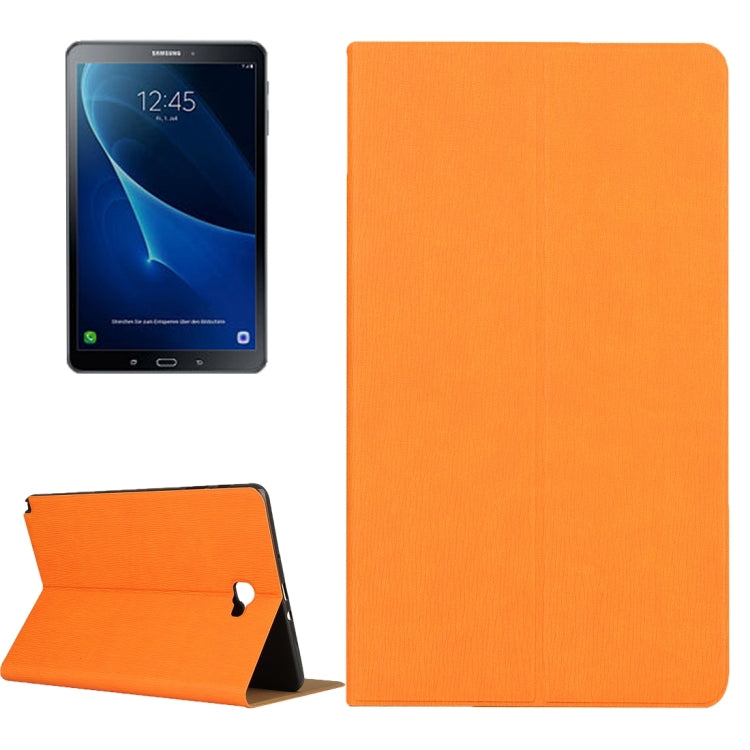 For Galaxy Tab A 10.1 (2016) / P585 Bark Texture Horizontal Flip Leather Case with Holder