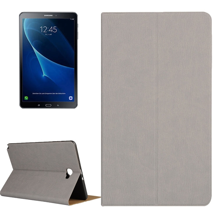 For Galaxy Tab A 10.1 (2016) / P585 Bark Texture Horizontal Flip Leather Case with Holder