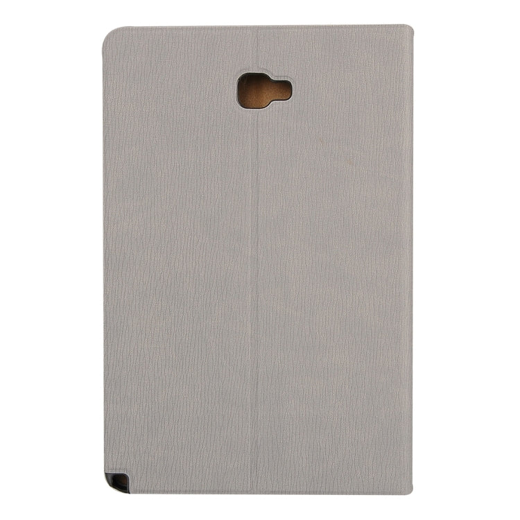 For Galaxy Tab A 10.1 (2016) / P585 Bark Texture Horizontal Flip Leather Case with Holder