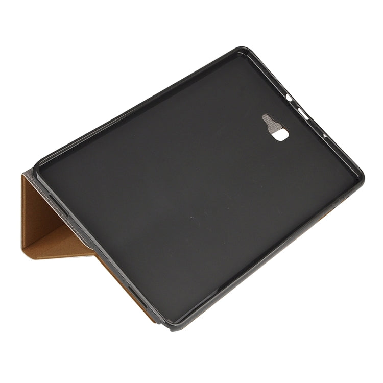 For Galaxy Tab A 10.1 (2016) / P585 Bark Texture Horizontal Flip Leather Case with Holder