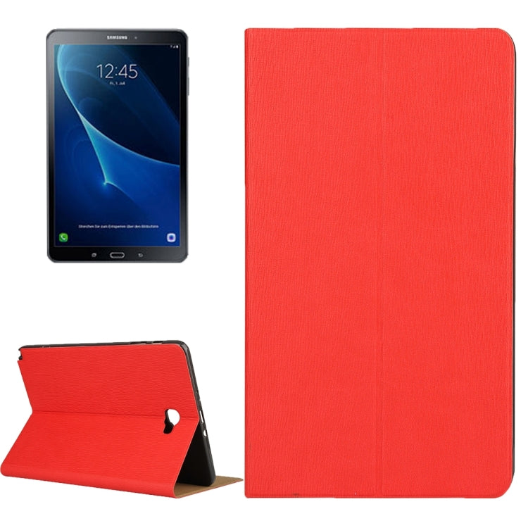 For Galaxy Tab A 10.1 (2016) / P585 Bark Texture Horizontal Flip Leather Case with Holder