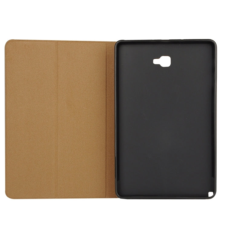 For Galaxy Tab A 10.1 (2016) / P585 Bark Texture Horizontal Flip Leather Case with Holder
