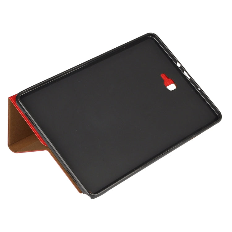 For Galaxy Tab A 10.1 (2016) / P585 Bark Texture Horizontal Flip Leather Case with Holder