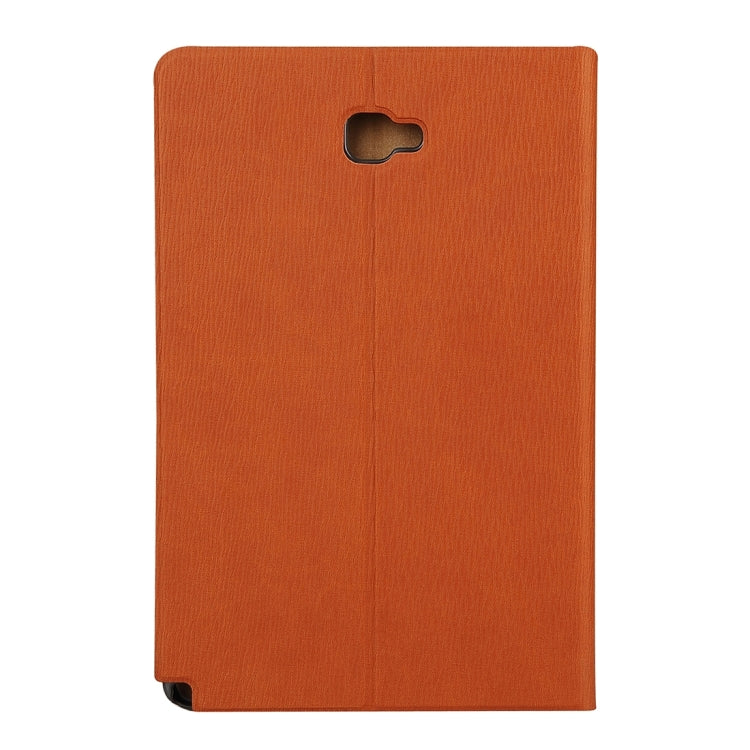 For Galaxy Tab A 10.1 (2016) / P585 Bark Texture Horizontal Flip Leather Case with Holder