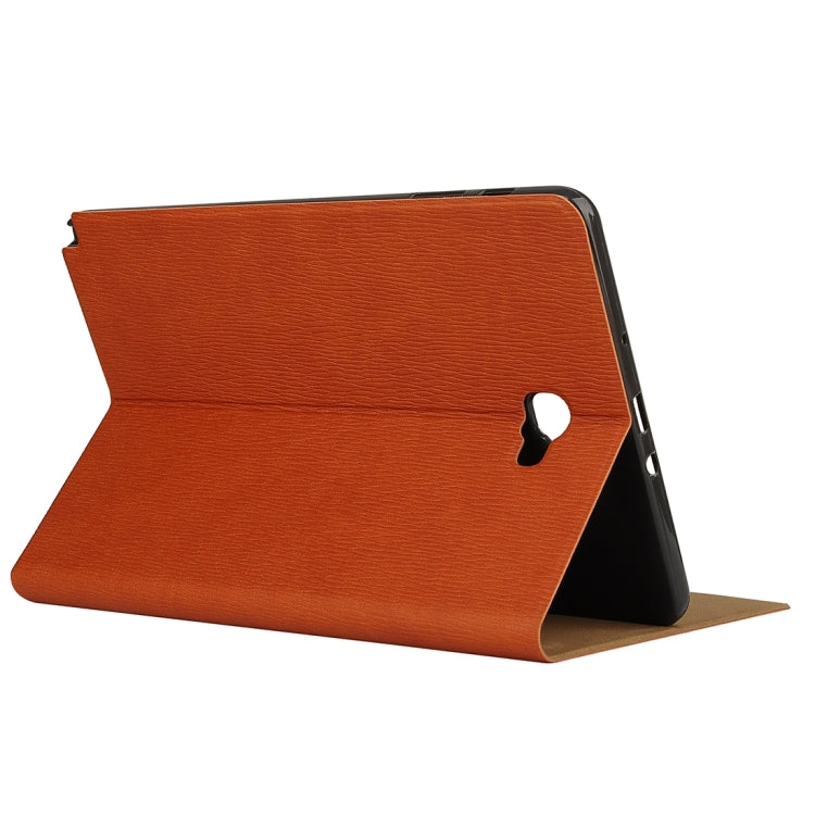 For Galaxy Tab A 10.1 (2016) / P585 Bark Texture Horizontal Flip Leather Case with Holder