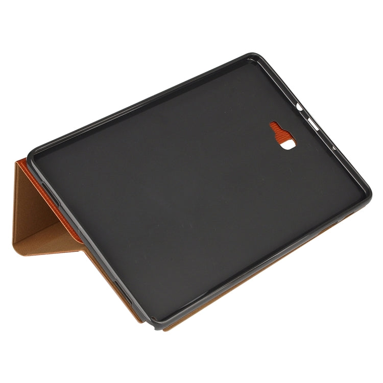 For Galaxy Tab A 10.1 (2016) / P585 Bark Texture Horizontal Flip Leather Case with Holder