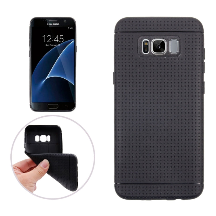 For Galaxy S8 + / G9550 Honeycomb Texture Anti-collision TPU Protective Case