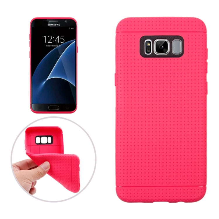 For Galaxy S8 + / G9550 Honeycomb Texture Anti-collision TPU Protective Case