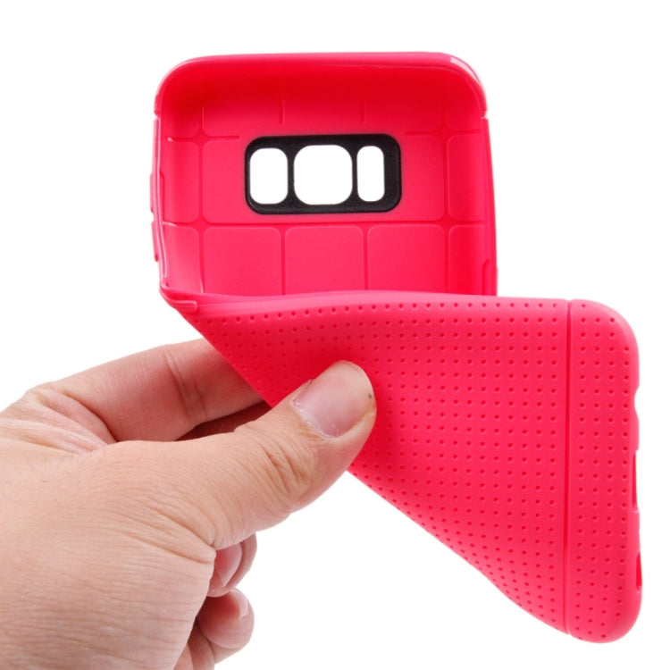 For Galaxy S8 + / G9550 Honeycomb Texture Anti-collision TPU Protective Case
