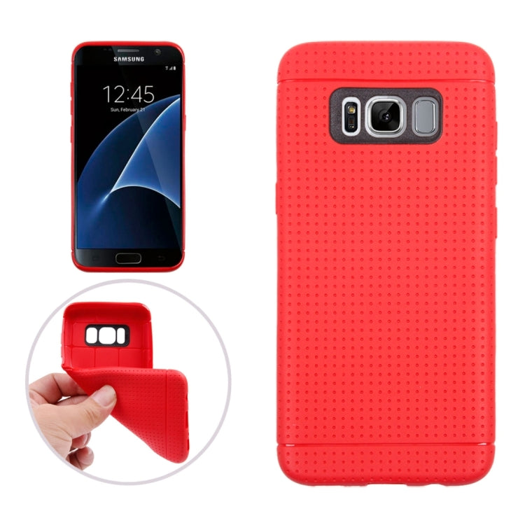 For Galaxy S8 + / G9550 Honeycomb Texture Anti-collision TPU Protective Case