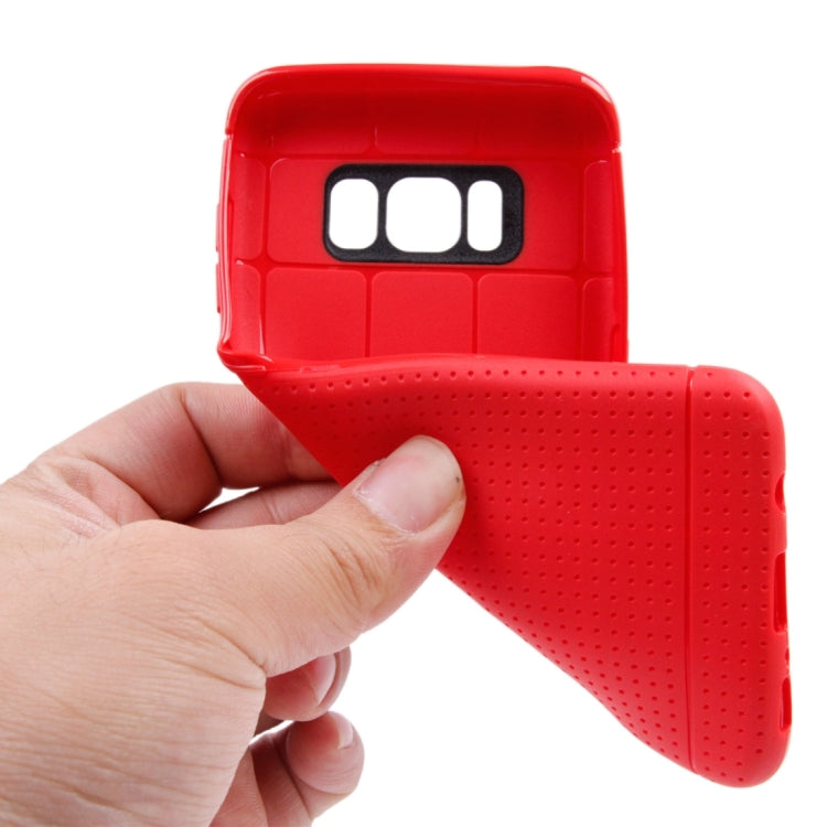 For Galaxy S8 + / G9550 Honeycomb Texture Anti-collision TPU Protective Case