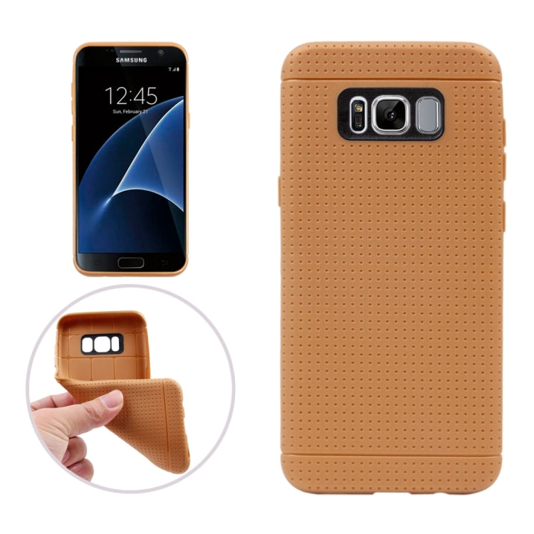 For Galaxy S8 + / G9550 Honeycomb Texture Anti-collision TPU Protective Case