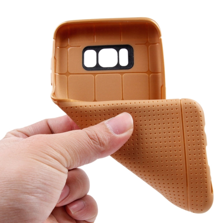 For Galaxy S8 + / G9550 Honeycomb Texture Anti-collision TPU Protective Case