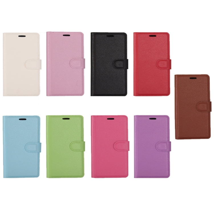 For Galaxy S8 Litchi Texture Horizontal Flip Leather Case with Magnetic Buckle & Holder & Card Slots & Wallet