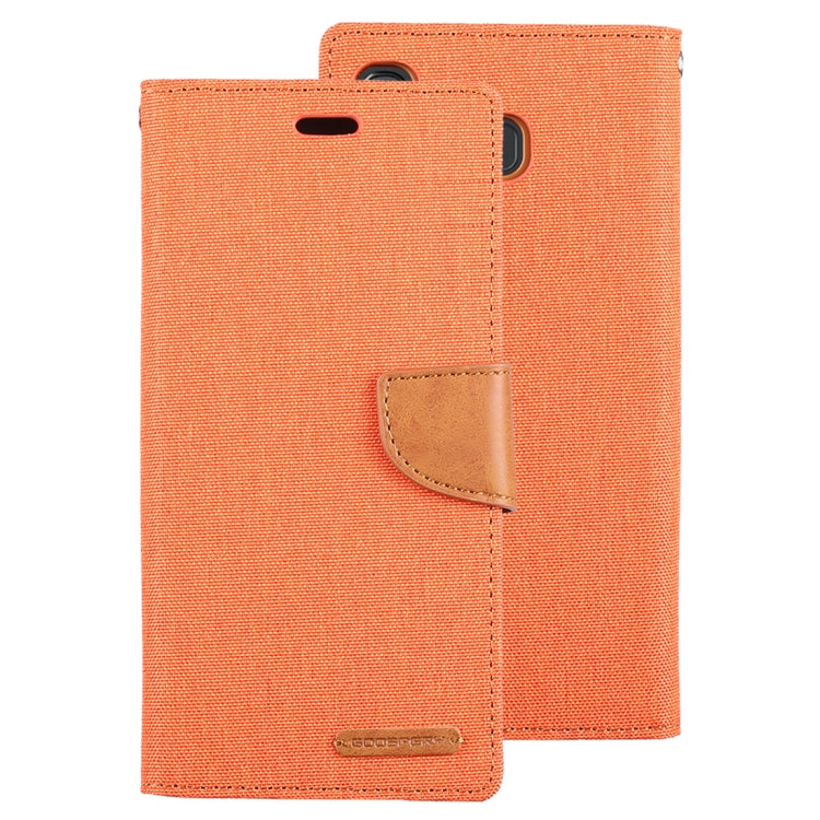 GOOSPERY FANCY DIARY Denim Texture Horizontal Flip Leather Case for Galaxy A8 (2018), with Holder & Card Slots & Wallet