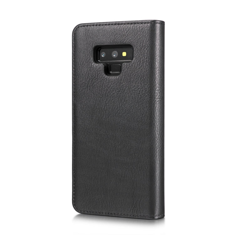 DG.MING Crazy Horse Texture Flip Detachable Magnetic Leather Case for Galaxy Note 9, with Holder & Card Slots & Wallet